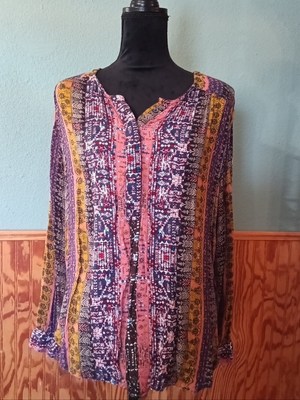 Nine West Lucy longsleeve Abstract print